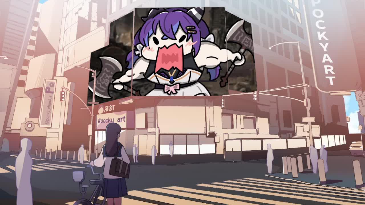 오늘은 화이트데이 기념 패션쇼 있는날이야! 10시에 올게!