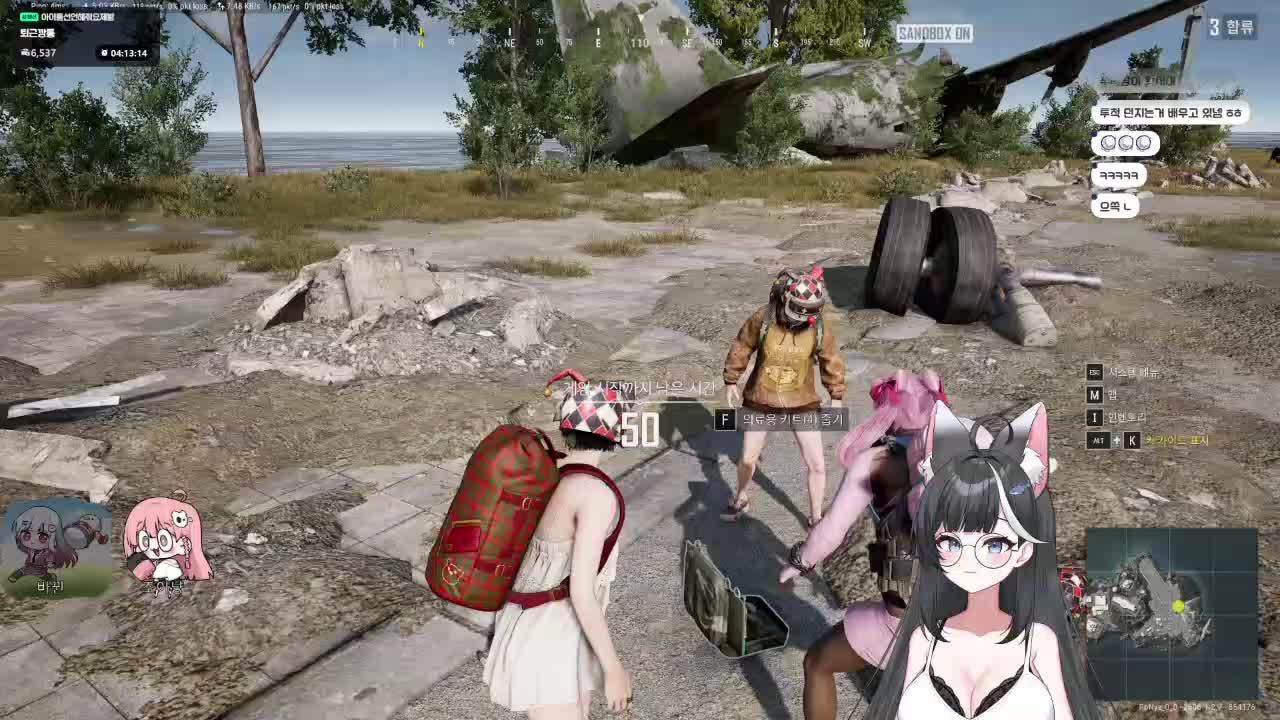 [PUBG:통통배] 통통배 대회 연습하러 왔서요