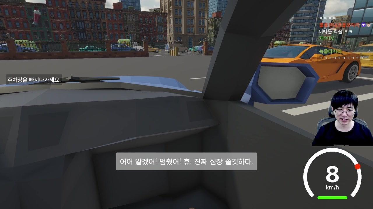 [케인] 여동생 운전 가르치기