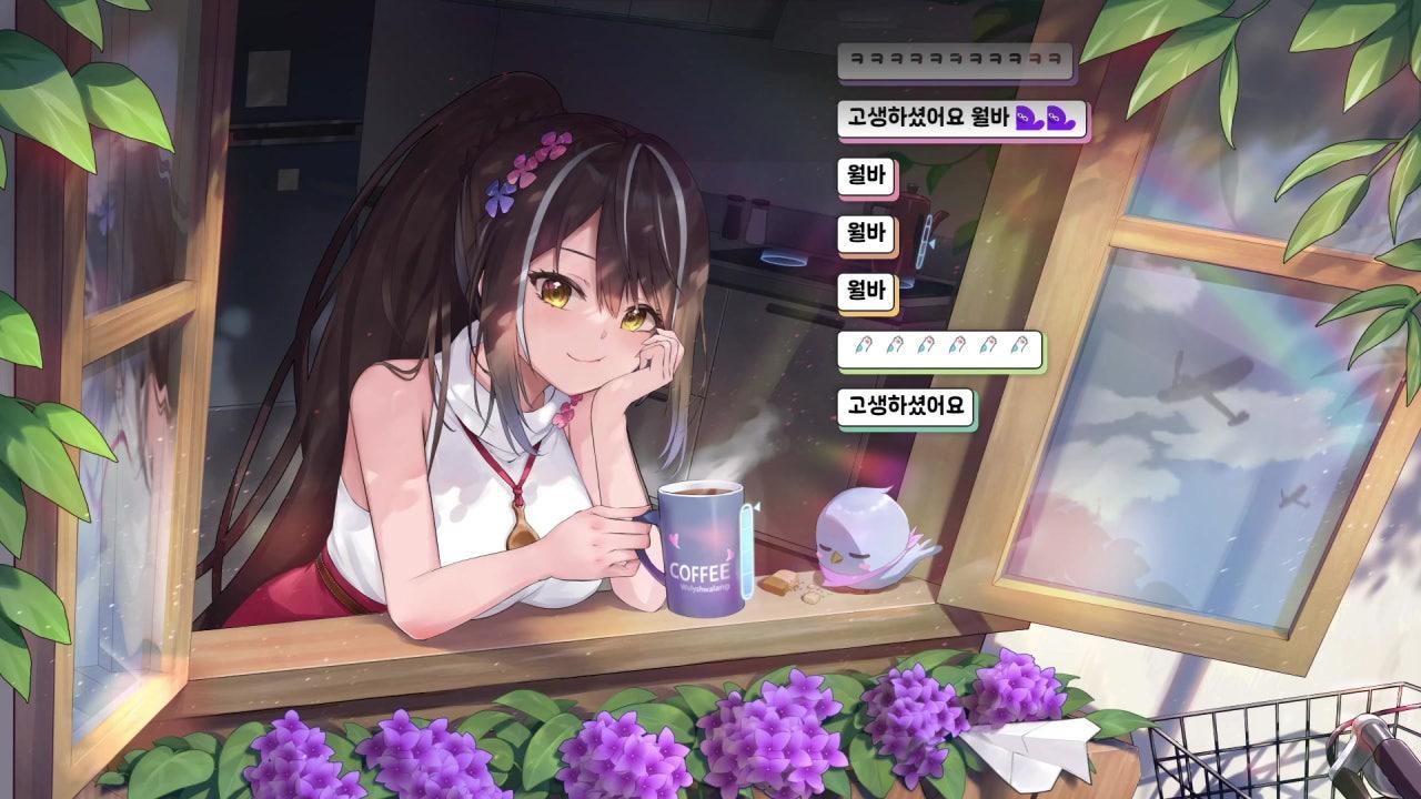 한복 입고 노래듣는중( 불속성 추천 노래 듣는중)