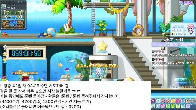 메이플 열심히 하기(진짜임) / 노방종 42일 차