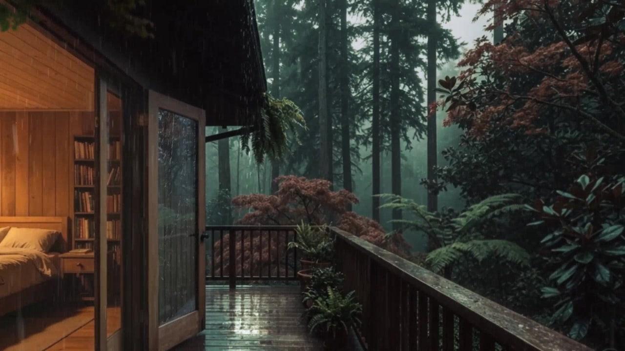 [ASMR] 10분 안에 잠드는 마법같은 빗소리🌧️깊은 숙면을 위한 백색소음😴